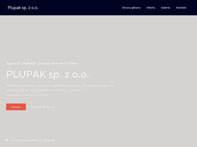 Zobacz Plupak sp. z o.o.