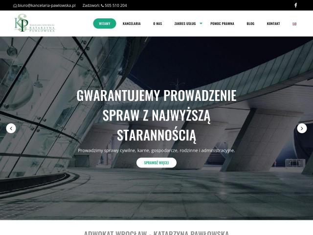 Zobacz Kancelaria adwokacka Katarzyna Pawłowska