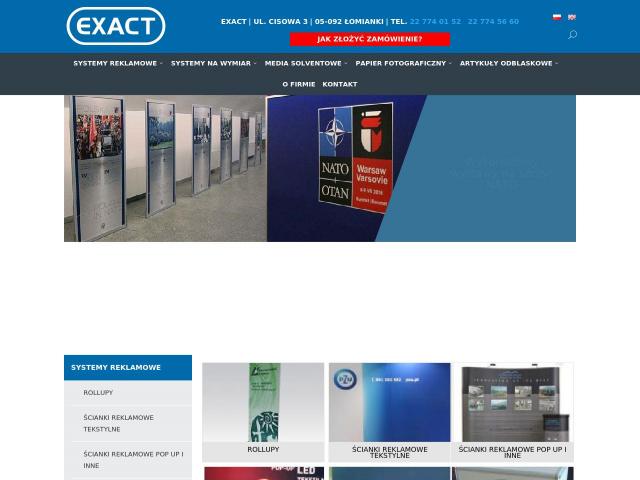 Zobacz EXACT Company Systemy reklamowe